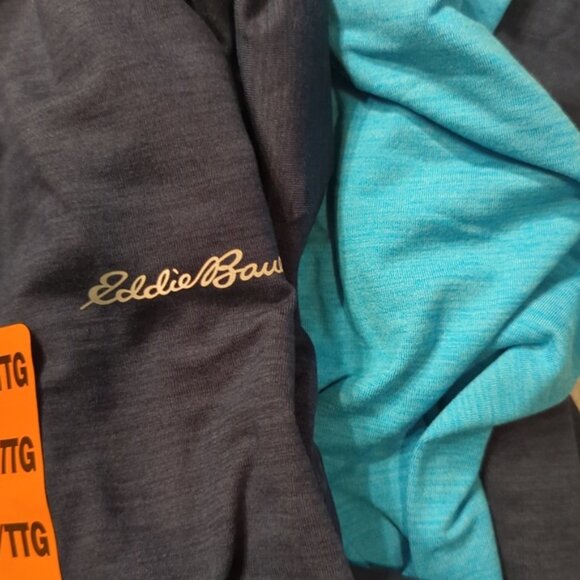 XL Eddie Bauer Long Sleeve 2 Pack T Shirt - Picture 2 of 5